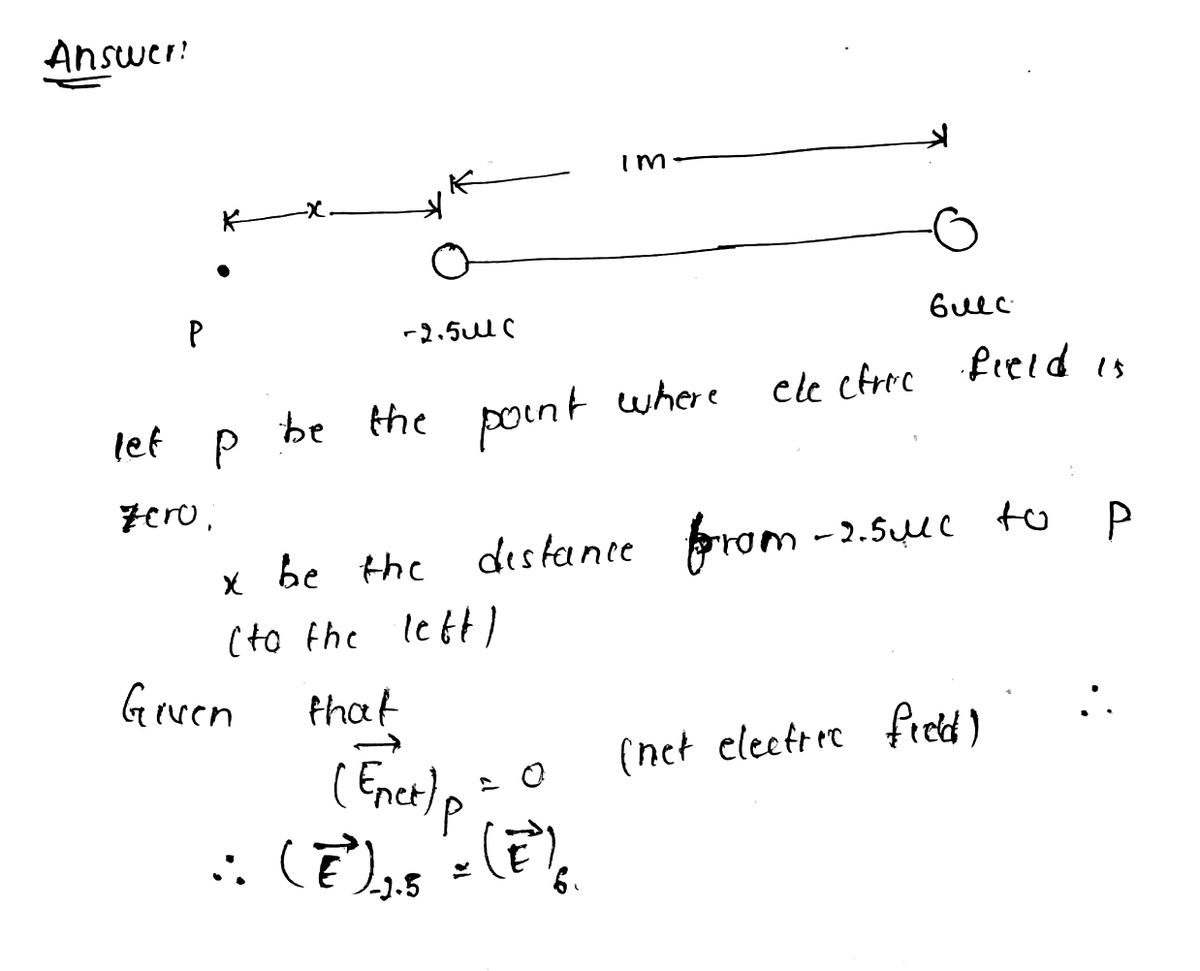 Physics homework question answer, step 1, image 1